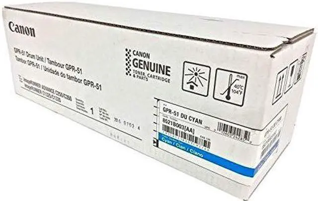 Alt view image 3 of 9 - Cyan Drum Unit for Canon 8521B003 imageRUNNER ADVANCE C250iF, imageRUNNER ADVANCE C255iF, imageRUNNER ADVANCE C350P, imageRUNNER ADVANCE C350iF, imageRUNNER ADVANCE C355iF, Genuine Canon Brand