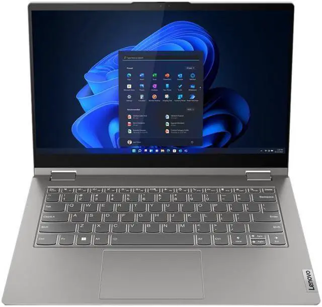 Alt view image 8 of 18 - Lenovo ThinkBook 14s Yoga G2 IAP 21DM003NUS 14" Touchscreen Notebook - Full HD - 1920 x 1080 - Intel Core i7 12th Gen i7-1255U Deca-core (10 Core) - 16 GB Total RAM - 8 GB On-board Memory - 512 G