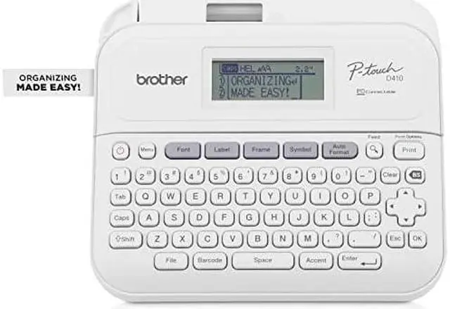 Alt view image 2 of 20 - Brother P-touch PT-D410 Home/Office Advanced Label Maker PTD410