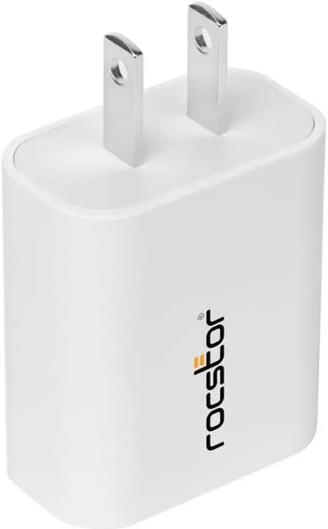 Alt view image 2 of 2 - Rocstor 20W Smart USB-C Power Adapter Y10A256W1