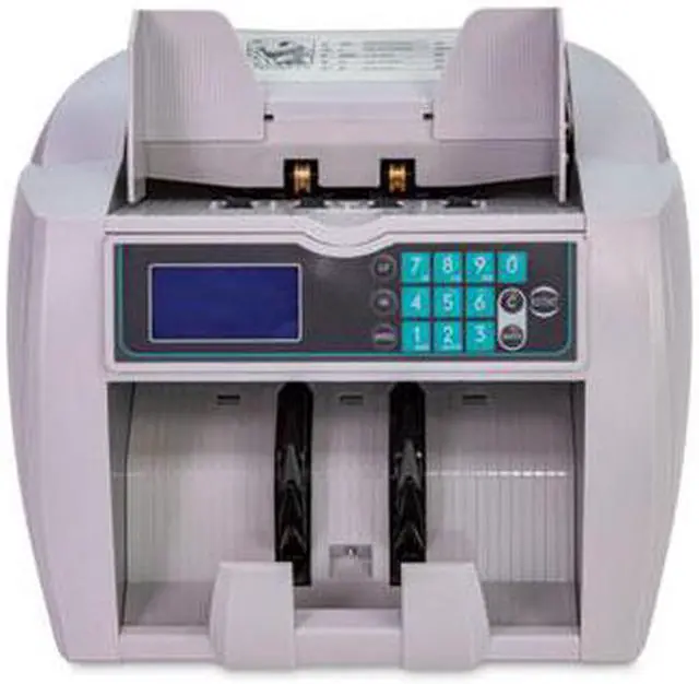 Alt view image 2 of 2 - Controltek Bill Counter 1900 Bills/min 10 x 13.6 x 11.6 White 525522