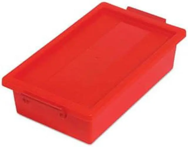 Alt view image 2 of 4 - Deflecto Little Artist Antimicrobial 2.5 Qt Tote Red 39513RED