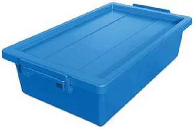 Alt view image 2 of 4 - Deflecto Little Artist Antimicrobial 2.5 Qt Tote Blue 39513BLU