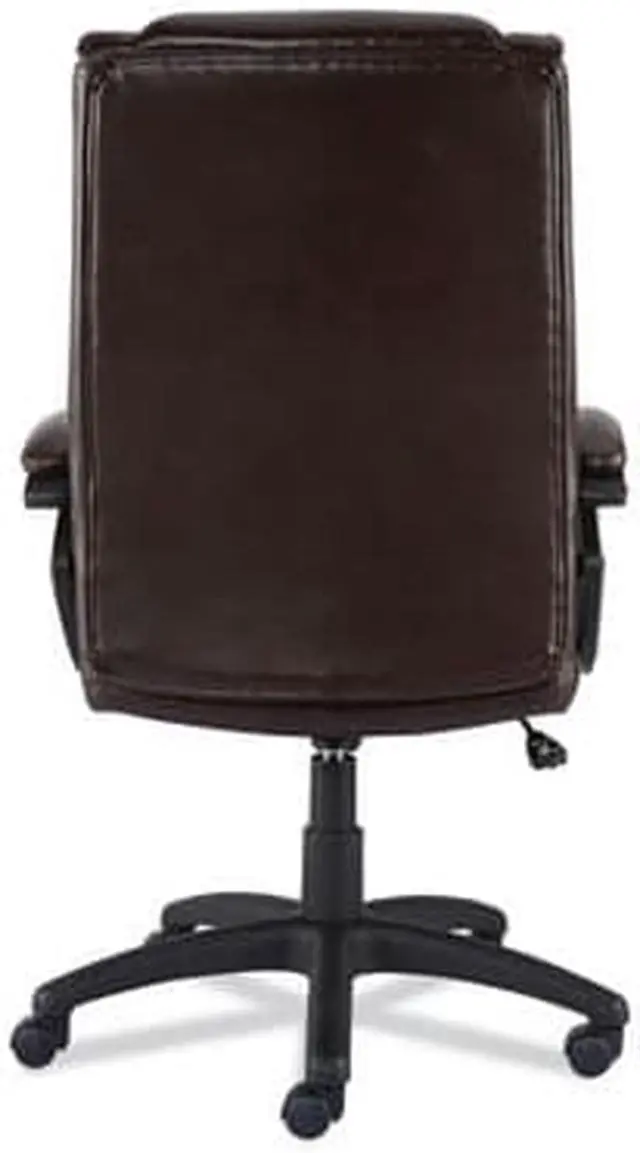 Alt view image 2 of 2 - Alera Brosna Series Mid-Back Task Chair Supports Up to 250 lb 18.15" to 21.77" Seat Height Brown Seat/Back Brown Base ALEBRN42B59