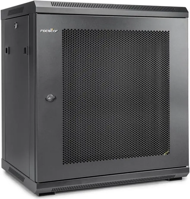 Alt view image 2 of 4 - Rocstor SolidRack Wall Mount Rack Enclosure Y10E005B1
