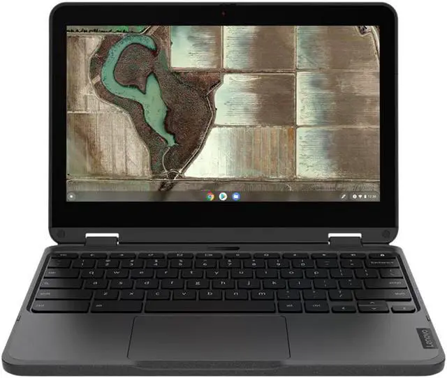 Alt view image 2 of 15 - Lenovo 500e Chromebook Gen 3 82JB000WUS LTE, UMTS, UMTS 11.6" Touchscreen Convertible 2 in 1 Chromebook - HD - 1366 x 768 - Intel Celeron N5100 Quad-core (4 Core) 1.10 GHz - 8 GB Total RAM - 64 G