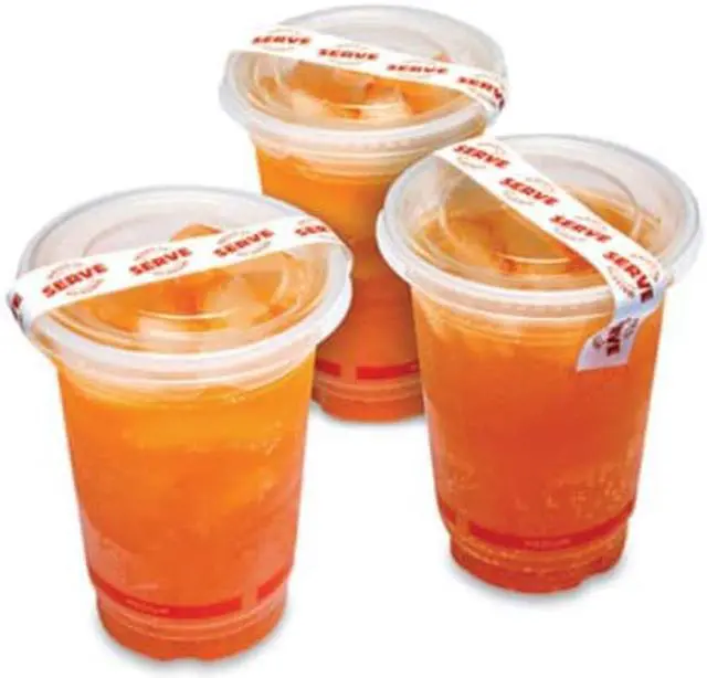 Alt view image 2 of 2 - Tamper Seal Label 0.75 x 7 Red/White 500/Roll 4 Rolls/Carton ICX90232528