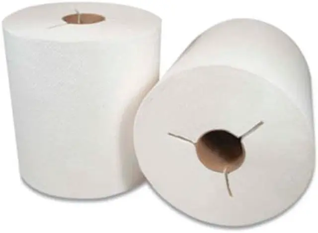 Alt view image 2 of 2 - Morsoft Controlled Towels, Y-Notch, 8" x 800 ft, White, 6/Carton