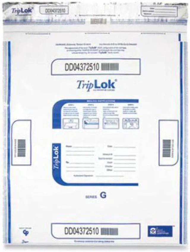 Alt view image 2 of 3 - Deposit Bag Plastic 19 x 23 Clear 250/Carton 585056