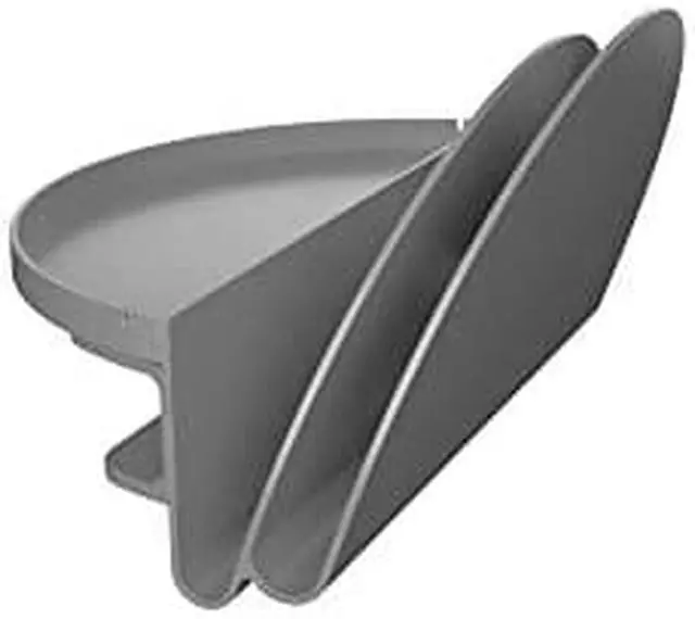 Alt view image 2 of 7 - Deflect-O Standing Desk Plastic File Organizer Gray (400003)
