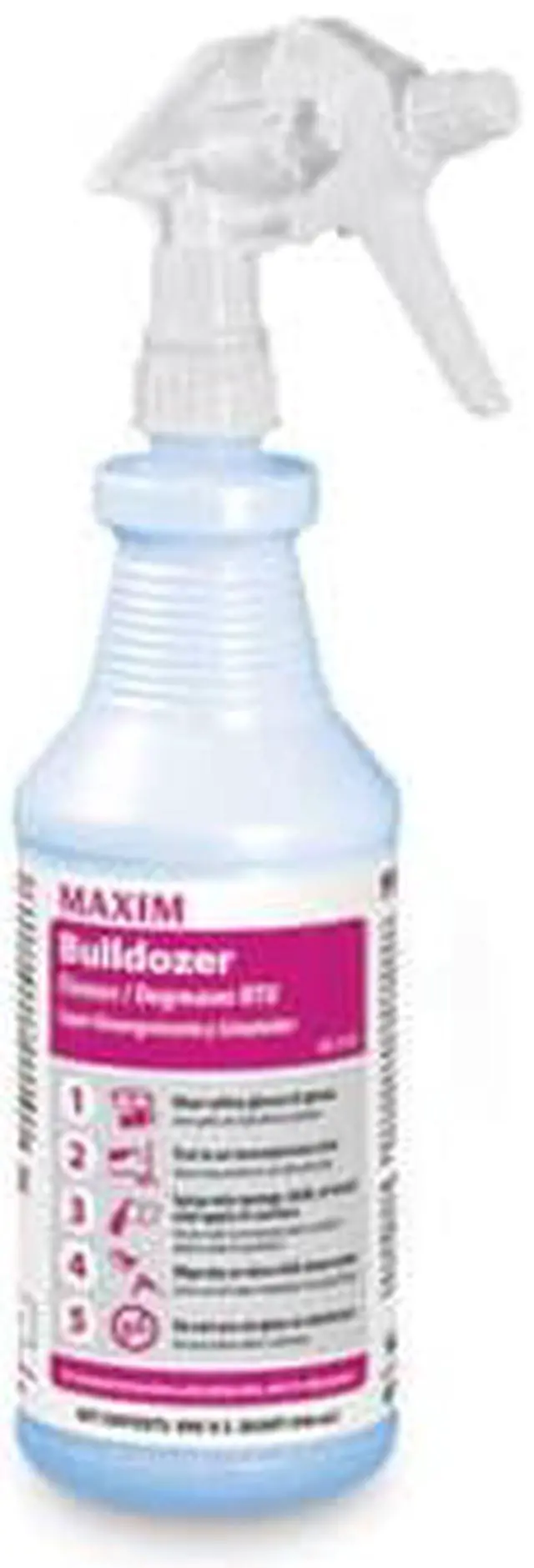 Alt view image 2 of 2 - Bulldozer Cleaner/Degreaser RTU Safe-to-Ship Lemon Scent 32 oz 6/Carton 05100086