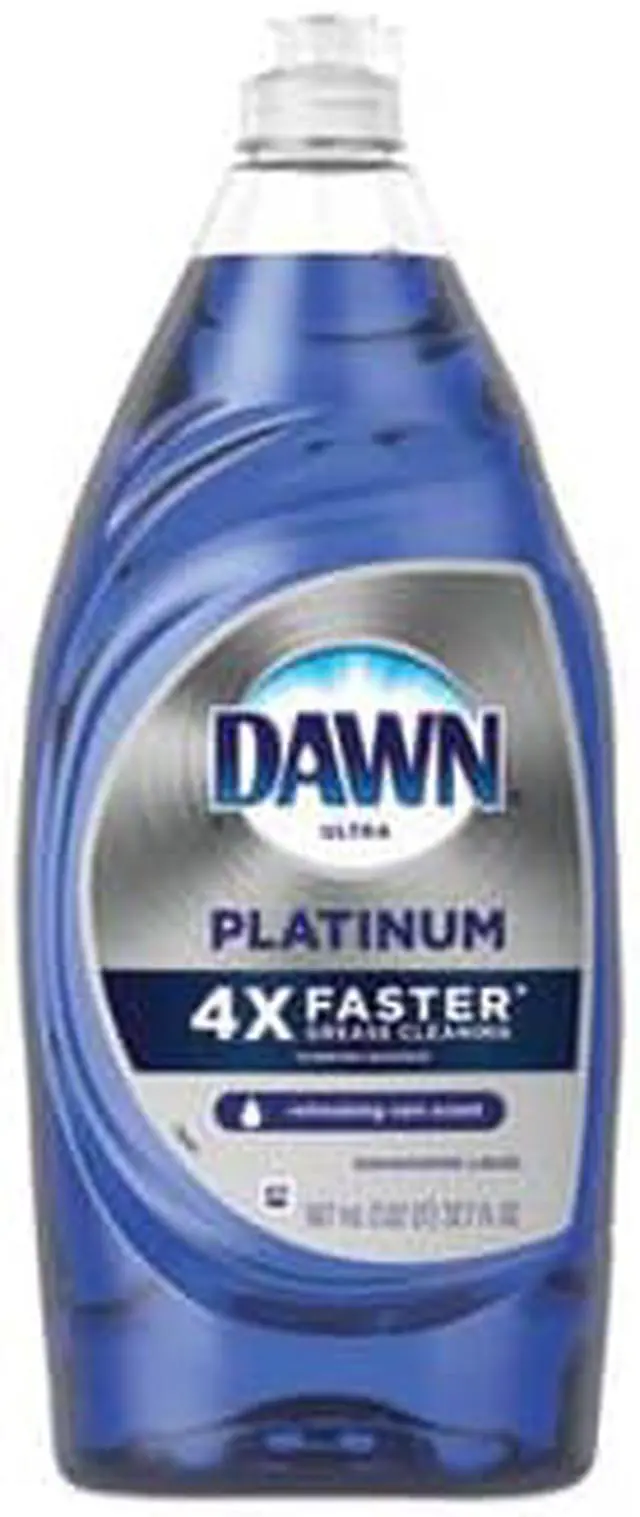 Alt view image 2 of 2 - Dawn Platinum Liquid Dish Detergent Refreshing Rain 32.7 oz 8/Carton 01135