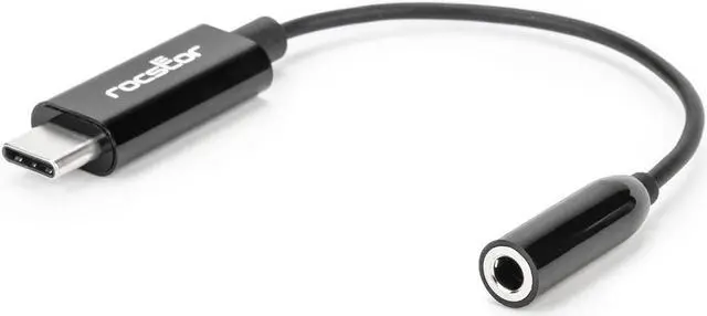 Alt view image 2 of 7 - Rocstor USB C to 3.5mm Audio Adapter