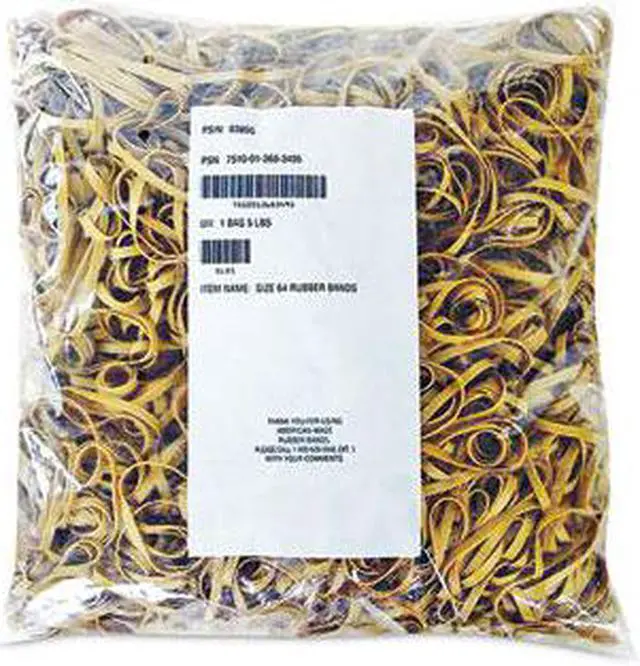 Alt view image 2 of 2 - Alliance Rubber Multi-Purpose Rubber Band Size 64 Crepe 2125 Count 2464306