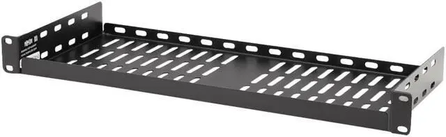 Alt view image 2 of 10 - Tripp Lite 1U SmartRack Cantilever Fixed Steel Vented Rack Shelf SRSHELF2P1USHRT