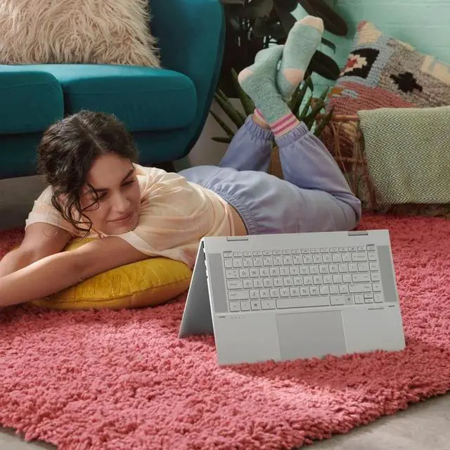 Alt view image 8 of 11 - HP ENVY x360 15.6" Touchscreen Convertible 2-in-1 Notebook Intel Core i5-1240P 8GB RAM 512GB SSD Natural Silver Aluminum