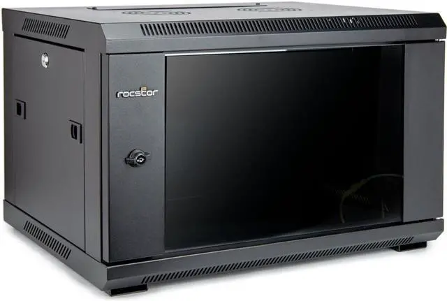 Alt view image 2 of 6 - Rocstor SolidRack Wall Mount Rack Enclosure