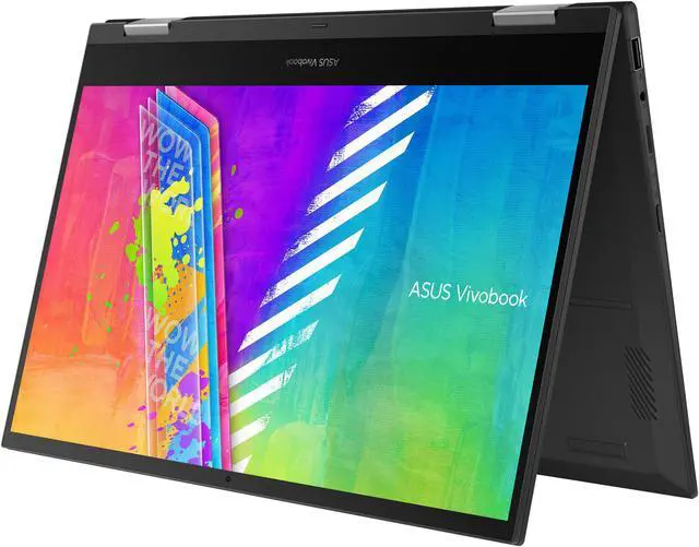 Alt view image 4 of 13 - Asus Vivobook Go 14 Flip TP1401 J1400KA-DS02T 14" Touchscreen Convertible Notebook - HD - 1366 x 768 - Intel Celeron N4500 Dual-core (2 Core) 1.10 GHz - 4 GB Total RAM - 4 GB On-board Memory - 64