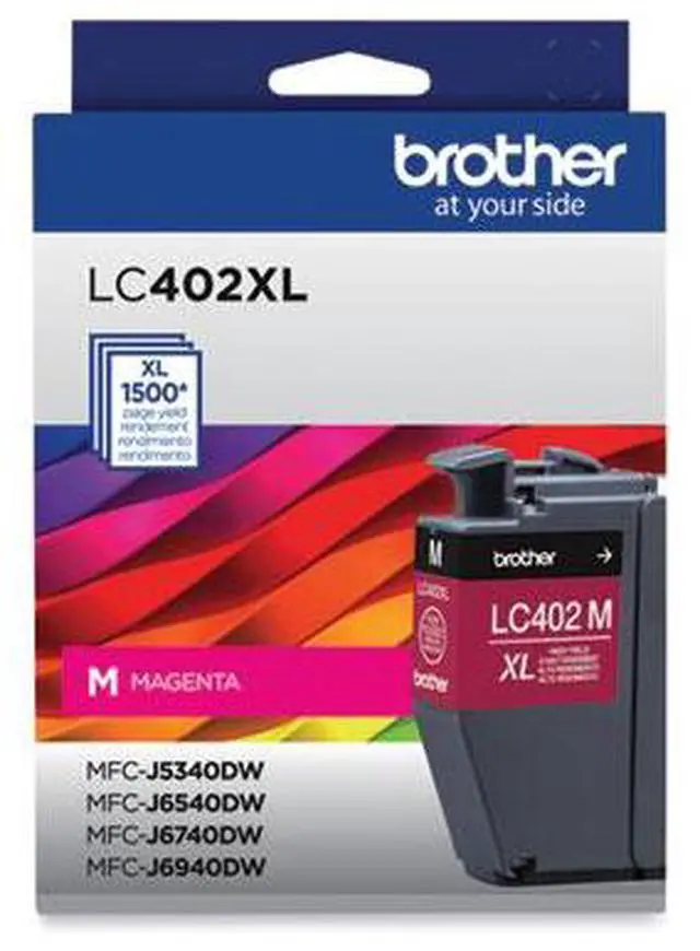 Alt view image 4 of 9 - Brother LC402XLMS Original High Yield Inkjet Ink Cartridge Magenta Pack