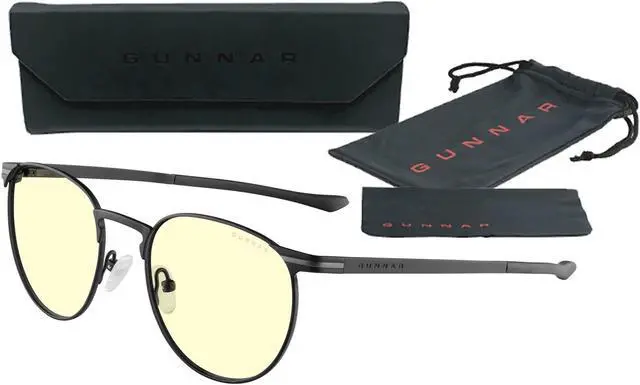 Alt view image 10 of 11 - Gunnar Mateo, Computer Glasses with Gunnar Focus, Amber Lens, 65% Blue Light 100% UV Protection, TTM-00101