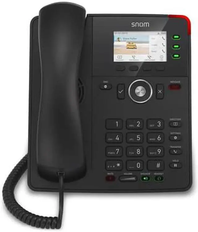 Alt view image 5 of 12 - snom d717 sip phone