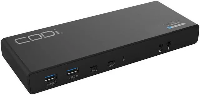 Alt view image 2 of 20 - CODi Dual USB-C 4K Universal Docking Station A01200
