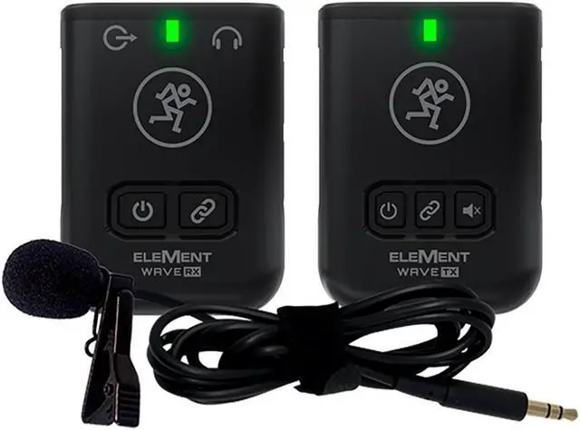 Alt view image 11 of 20 - Mackie EleMent Wave LAV Compact Digital Wireless Lavalier Microphone System for Cameras and Smartphones (2.4 GHz)