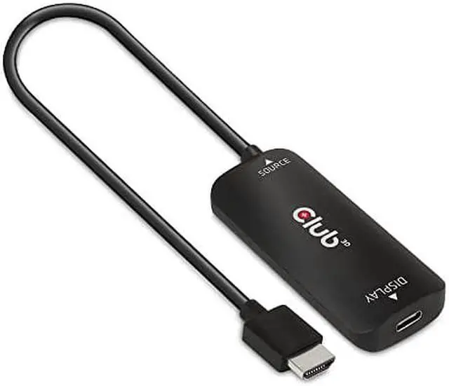 Alt view image 6 of 11 - Club 3D HDMI+Micro USB to USB-C Active Adapter CAC1336