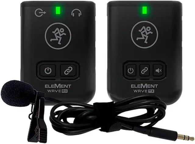 Alt view image 12 of 20 - Mackie EleMent Wave LAV Compact Digital Wireless Lavalier Microphone System for Cameras and Smartphones (2.4 GHz)