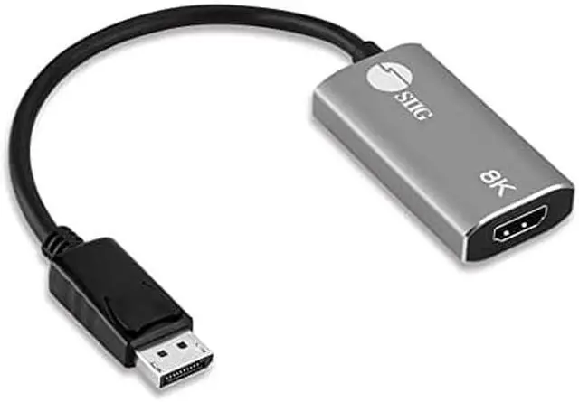 Alt view image 12 of 14 - SIIG DisplayPort 1.4 to HDMI Adapter 8K 60Hz Male to Female CB-DP2611-S1