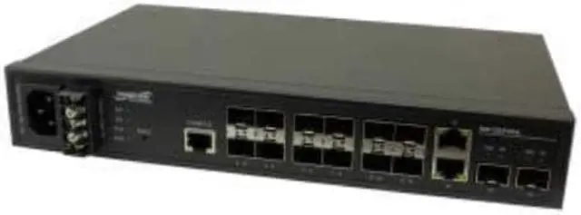 Alt view image 4 of 10 - Transition Networks Managed Gigabit Ethernet Fiber Switch