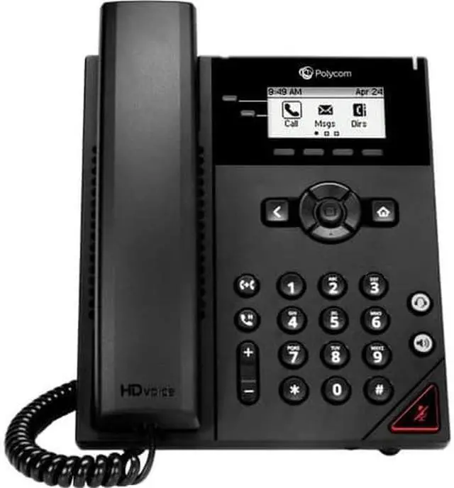 Alt view image 14 of 19 - Polycom VVX 150 2200-48810-025 Entry level IP Phone w/ 2 Line & SIP (VoIP)