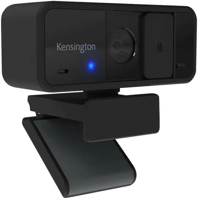 Alt view image 9 of 16 - Kensington W1050 Webcam - 2 Megapixel - 30 fps - Black - USB Type A - Retail - 1920 x 1080 Video - CMOS Sensor - Fixed Focus - 2x Digital Zoom - Microphone