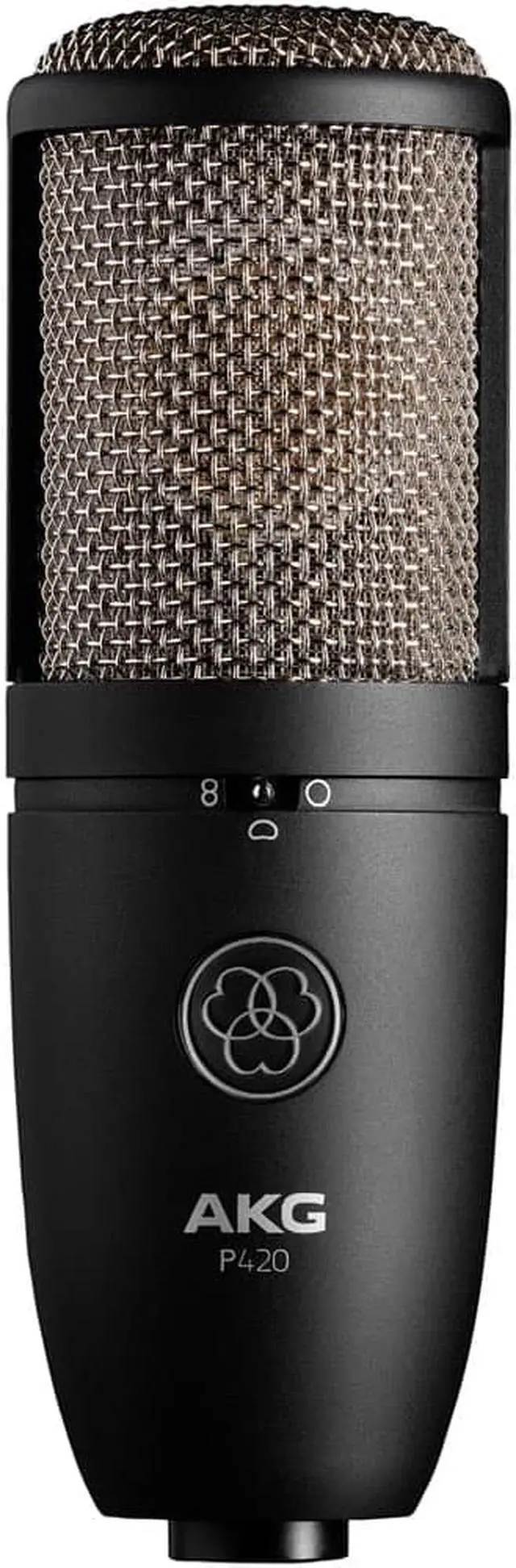 Alt view image 4 of 6 - AKG Pro Audio P420 Large Dual Diaphragm Studio Condenser Microphone