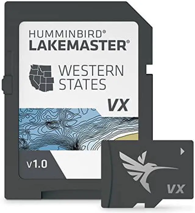 Alt view image 2 of 6 - Humminbird Lakemaster VX West States microSD