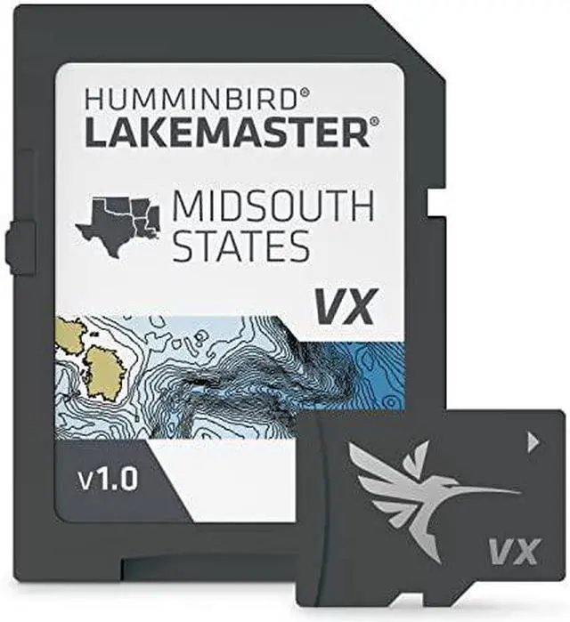 Alt view image 2 of 8 - Humminbird Lakemaster VX Mid-South States microSD