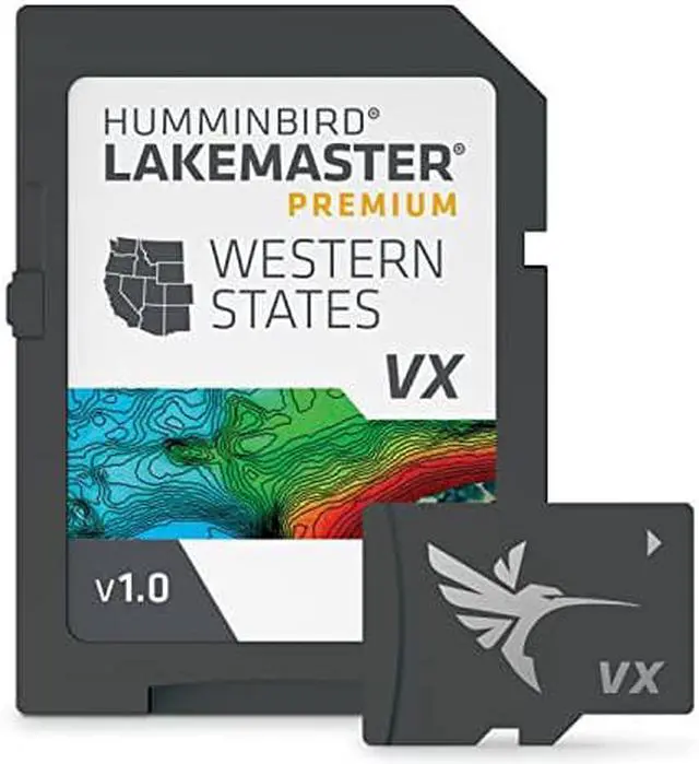 Alt view image 3 of 7 - Humminbird Lakemaster VX Premium West States microSD
