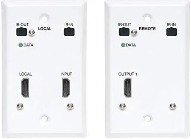 Alt view image 9 of 12 - Tripp Lite HDMI Over Cat6 Extender Kit Wallplate Transmitter Receiver B127A1A1