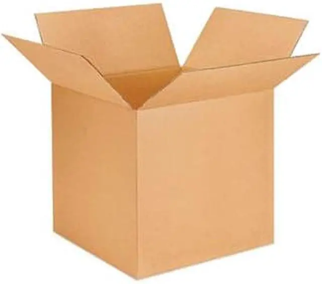 Alt view image 3 of 3 - Universal Fixed-Depth Brown Corrugated Shipping Boxes Small Kraft 25/Pk 1539095