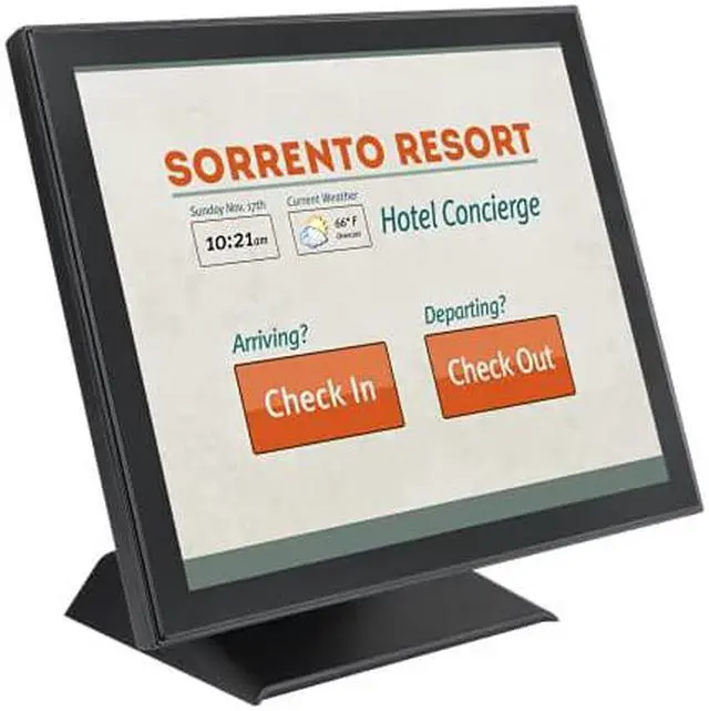 Alt view image 6 of 7 - Planar Systems 997-7414-01 17in Pt1745p Black Ledlcd 10pt Mntr Sxga VGA, HDMI, DP