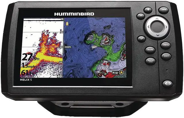 Alt view image 3 of 8 - Humminbird HELIX5 Chirp GPS 5" WVGA Sonar GPS G3