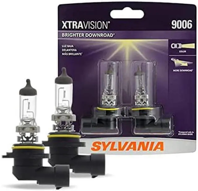 Alt view image 5 of 10 - 2-PK SYLVANIA 9006 XtraVision Halogen Headlight Bulb
