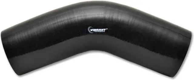 Alt view image 2 of 3 - 4 Ply Reinforced Silicone; 45 Deg Elbow Connector