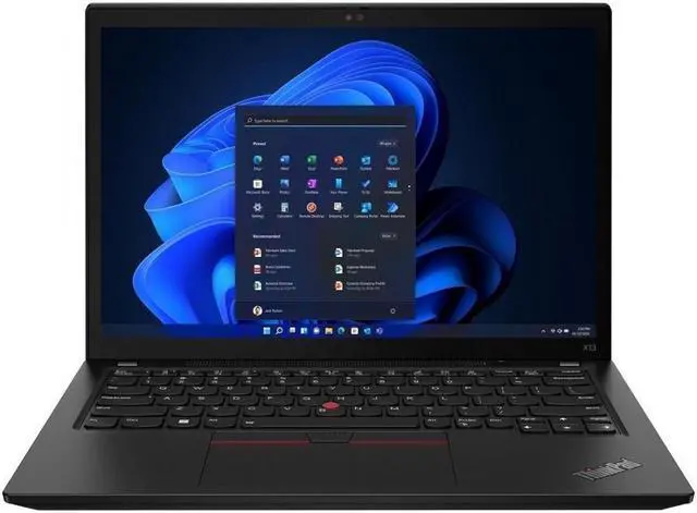 Alt view image 3 of 12 - Lenovo ThinkPad X13 Gen 3 21CM0000US 13.3" Touchscreen Notebook - WUXGA - 1920 x 1200 - AMD Ryzen 7 PRO 6850U Octa-core (8 Core) 2.70 GHz - 16 GB Total RAM - 16 GB On-board Memory - 512 GB SSD