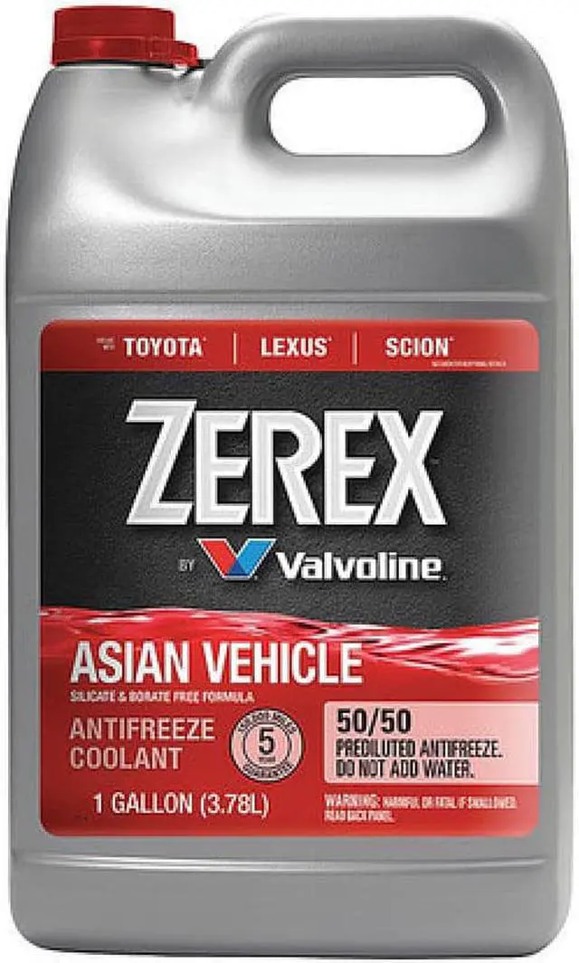 Alt view image 6 of 6 - Zerex Asian Antifreeze, 1 gal., RTU 1 gal. Pink   675130