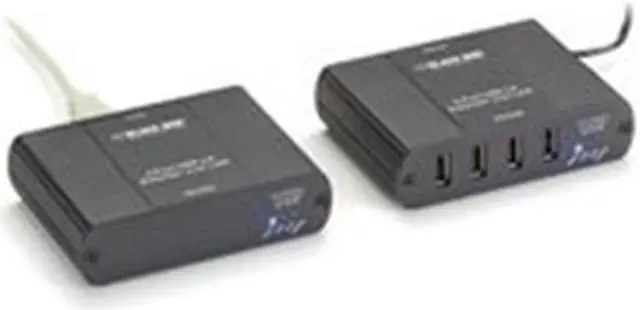 Alt view image 4 of 4 - Black Box EMD100USB Emerald KVM-over-IP Switchable Extender - LAN, 4-Port, 100m