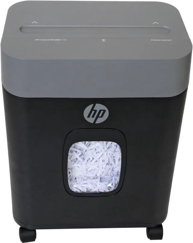 Alt view image 9 of 11 - Royal CC8 Paper Shredder - Cross Cut - 8 Per Pass - for shredding Paper, Staples, Credit Card, Envelope, Envelope - 8.75" Throat - 2 Minute Run Time - 30 Minute Cool Down Time - 3.40 gal Wastebin