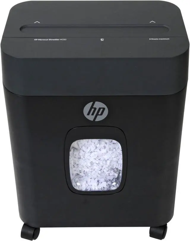 Alt view image 9 of 9 - Royal MC83 Paper Shredder - Micro Cut - 8 Per Pass - for shredding Paper, Staples, Credit Card, Envelope - 8.75" Throat - 3 Minute Run Time - 40 Minute Cool Down Time - 3.40 gal Wastebin Capacity