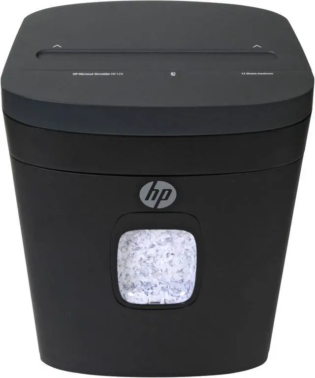 Alt view image 9 of 12 - Royal MC125 Paper Shredder - Micro Cut - 12 Per Pass - for shredding Paper, Staples, Credit Card, Envelope - 8.75" Throat - 5 Minute Run Time - 40 Minute Cool Down Time - 5 gal Wastebin Capacity