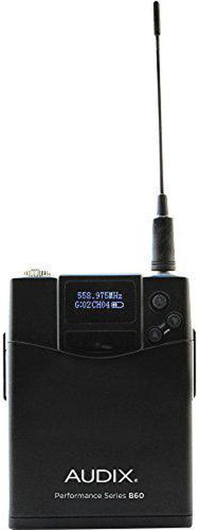 Alt view image 5 of 6 - Audix B60 Bodypack Transmitter 518-554 MHz